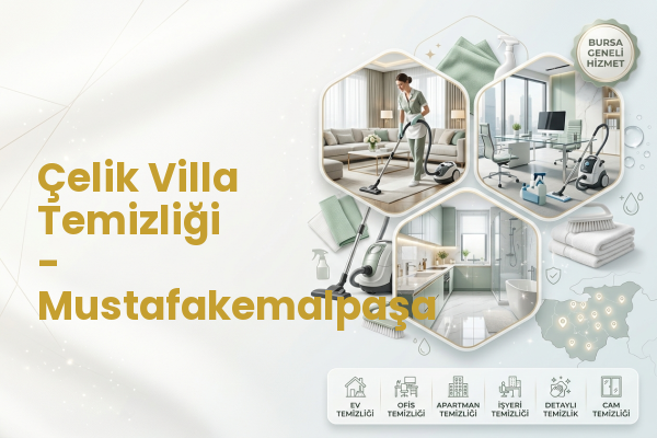 Çelik Villa Temizliği - Mustafakemalpaşa