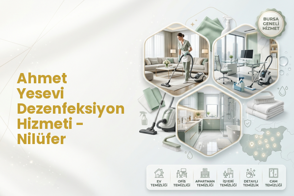 Ahmet Yesevi Dezenfeksiyon Hizmeti - Nilüfer