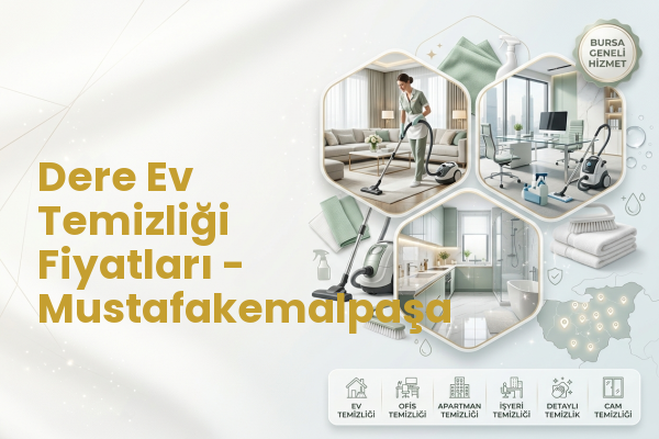 Dere Ev Temizliği Fiyatları - Mustafakemalpaşa