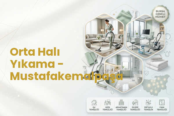 Orta Halı Yıkama - Mustafakemalpaşa