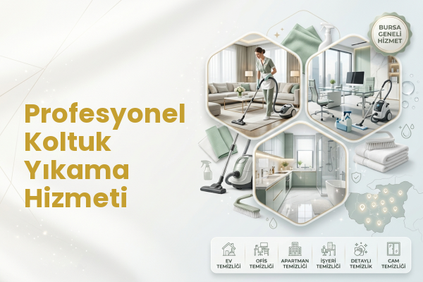 Profesyonel Koltuk Yıkama Hizmeti